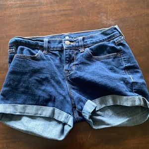 Dark Blue Jean Shorts